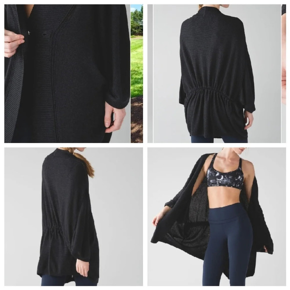 Lululemon Cashmere Blend Breeze Easy Grey Wrap Estimated Size Medium - Picture 5 of 16